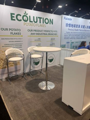 Ecolution Potato Flakes were presented at the IFT FIRST exhibition in Chicago (USA)